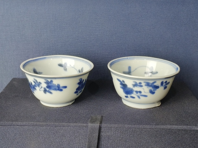 古玩陶瓷（精品品茗杯）清康熙·青花三多紋·品茗杯一對拍賣，當(dāng)前價(jià)格1278元