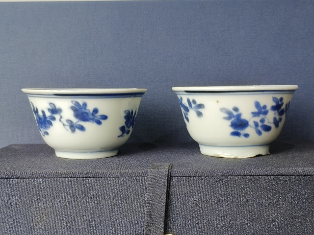 古玩陶瓷（精品品茗杯）清康熙·青花三多紋·品茗杯一對拍賣，當(dāng)前價(jià)格1278元