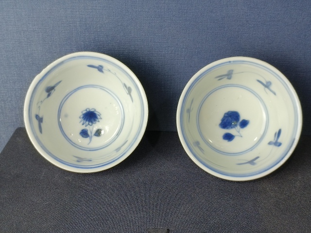 古玩陶瓷（精品品茗杯）清康熙·青花三多紋·品茗杯一對拍賣，當(dāng)前價(jià)格1278元