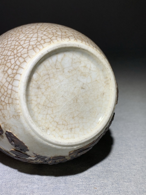 古玩陶瓷哥釉鐵銹花沙口罐拍賣,當前價格788元