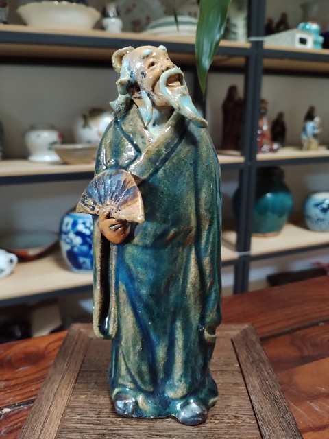 中国天然特大翡翠摆件 本物保証 清代 民国 古董品 美術品 重0.4kg Amazon.co.jp: 景徳鎮 特大花瓶「四神相応吉祥山水」[中国/高級