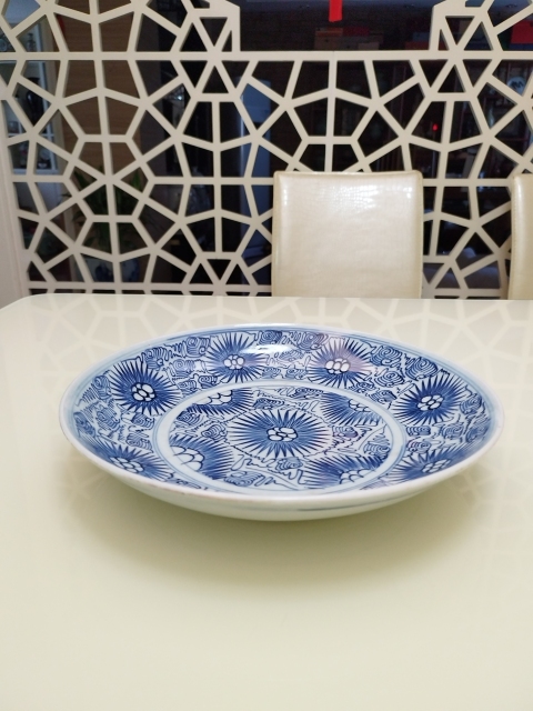 古玩陶瓷青花淡描花卉紋盤拍賣,當(dāng)前價格1680元