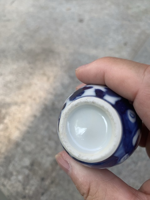 古玩陶瓷清晚期 青花花鳥紋小膽瓶拍賣，當前價格2200元