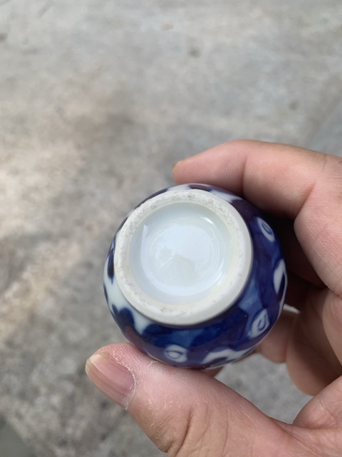 古玩陶瓷清晚期 青花花鳥紋小膽瓶拍賣，當前價格2200元