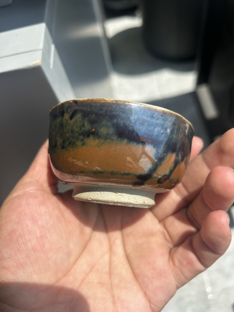 古玩陶瓷金元·黑釉鐵銹斑杯拍賣,當(dāng)前價格2500元