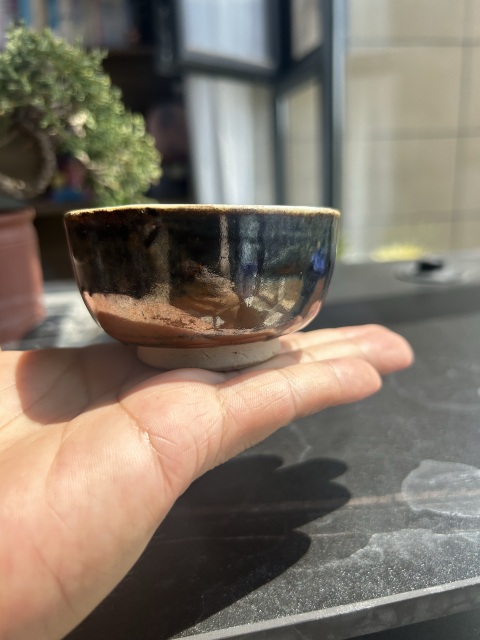 古玩陶瓷金元·黑釉鐵銹斑杯拍賣,當(dāng)前價格2500元