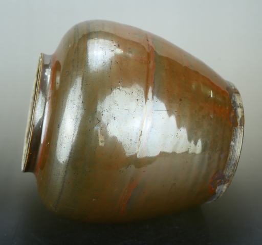 古玩陶瓷精品:明代定窯系紫金釉茶葉罐（1368年~1644年）拍賣，當前價格280元