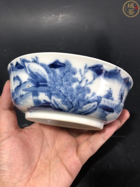 古玩陶瓷清·光緒 本朝款青花漁樵耕讀紋蓋碗拍賣,當前價格3800元