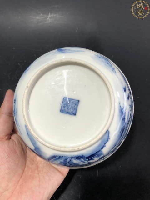 古玩陶瓷清·光緒 本朝款青花漁樵耕讀紋蓋碗拍賣,當前價格3800元