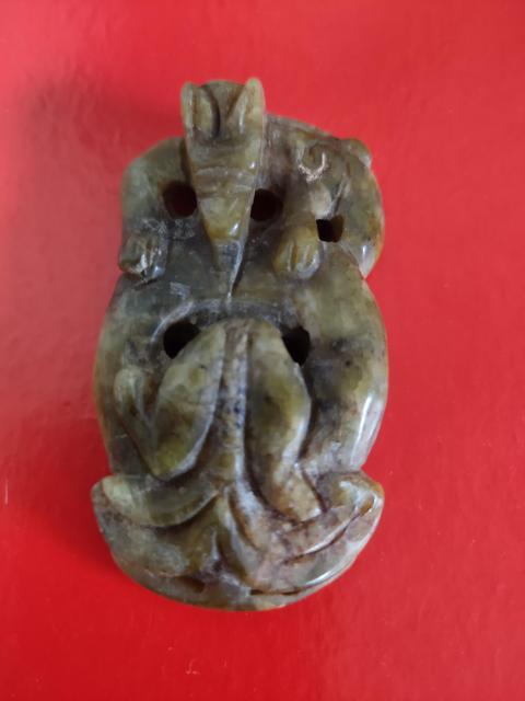 古玩玉器地方玉雕“龍紋佩”拍賣，當(dāng)前價(jià)格1200元