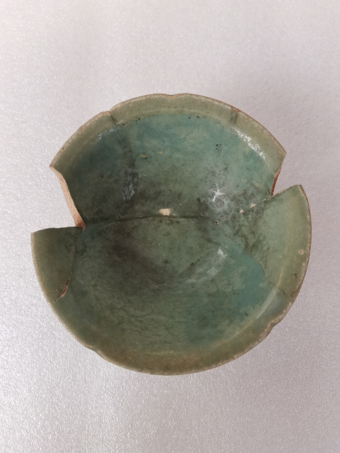 古玩陶瓷長沙窯綠釉葵口碗拍賣,當前價格0元
