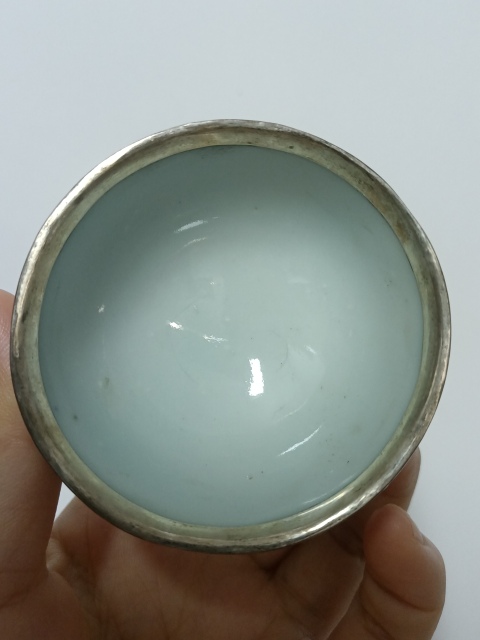 古玩陶瓷花卉紋青花杯拍賣,當前價格1200元