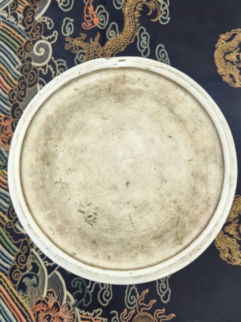 古玩陶瓷清中期大雞圖青花大筆海(口徑22厘米)拍賣,當前價格38888元
