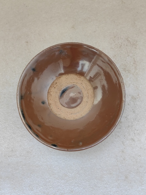 古玩陶瓷磁州窯紫金釉茶碗拍賣，當前價格198元