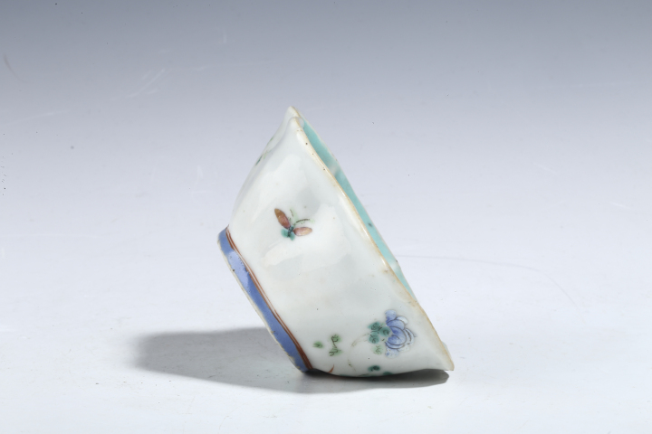 古玩陶瓷清晚·粉彩花鳥紋小貢碗拍賣,當前價格980元