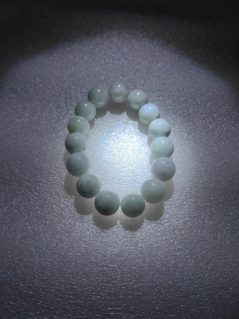 古玩玉器天然翡翠手串拍賣，當前價格260元