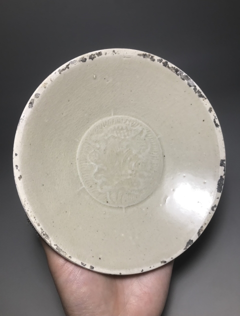 古玩陶瓷【南宋】青白釉雙魚出筋淺盤【館藏級】拍賣,當前價格1800元