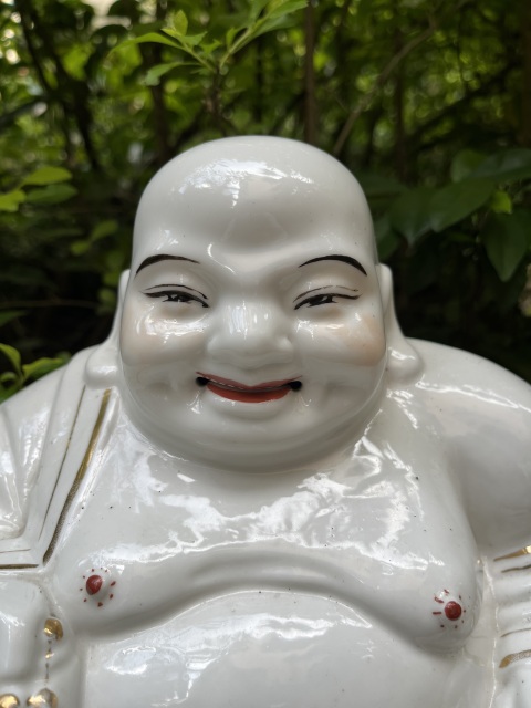 古玩陶瓷彌勒佛塑像拍賣，當(dāng)前價格200元