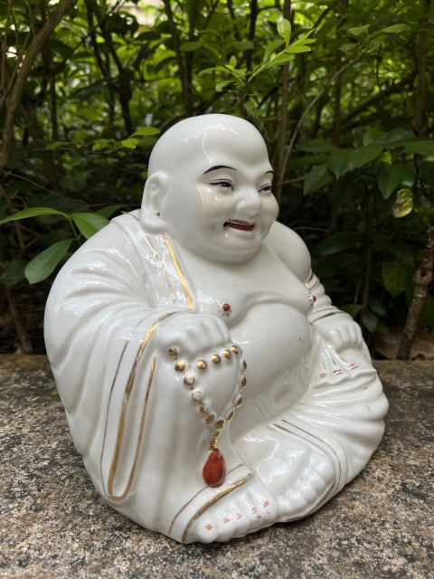 古玩陶瓷彌勒佛塑像拍賣，當(dāng)前價格200元