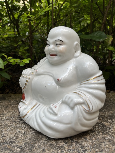 古玩陶瓷彌勒佛塑像拍賣，當(dāng)前價格200元