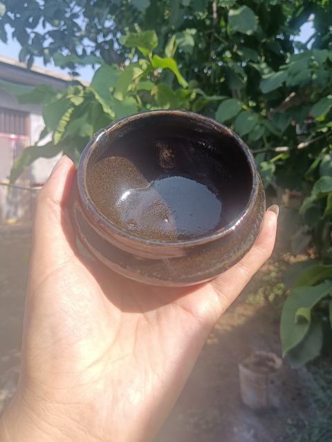 古玩陶瓷元末明初～茶葉沫釉鐵銹花香爐拍賣(mài)，當(dāng)前價(jià)格118元
