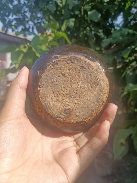 古玩陶瓷元末明初～茶葉沫釉鐵銹花香爐拍賣(mài)，當(dāng)前價(jià)格118元