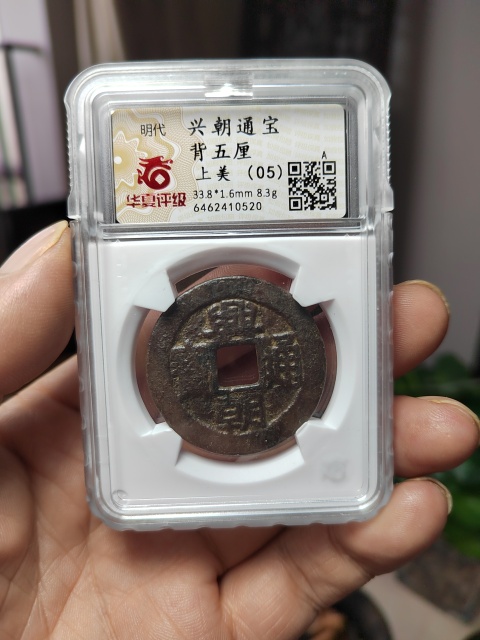 域鉴古玩】兴朝通宝背五厘拍卖价格/图片/值多少钱