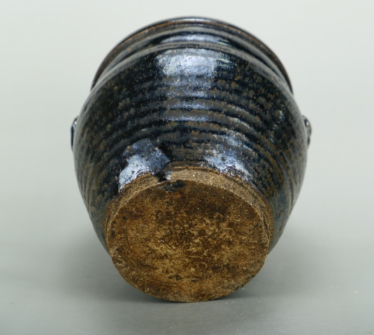 古玩陶瓷罕見精品:明晚期黑釉油滴雙系罐（1368年-1644年）拍賣，當前價格980元