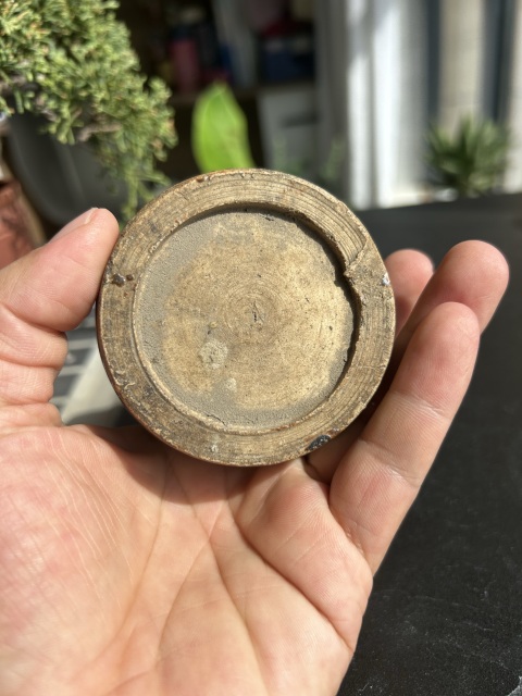 古玩陶瓷元代?耀州窯兔毫釉蘋果尊拍賣，當(dāng)前價(jià)格1600元