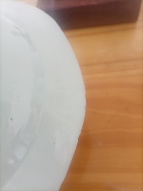古玩陶瓷乾隆·彩繪花卉紋盤真品鑒賞圖