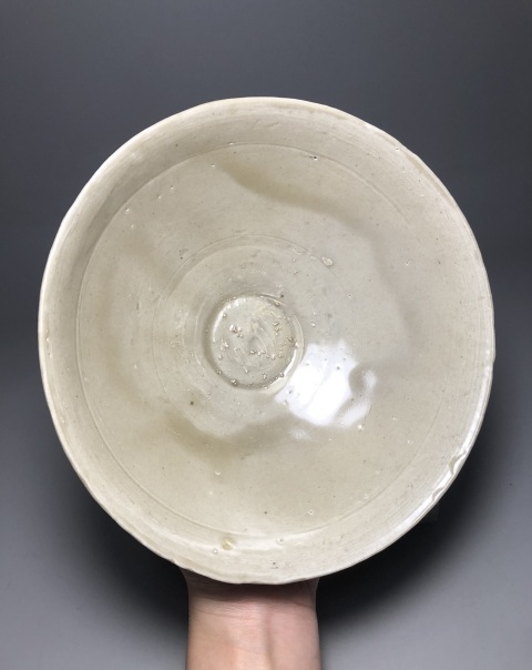 古玩陶瓷（玻璃質感）青釉大碗拍賣，當前價格588元