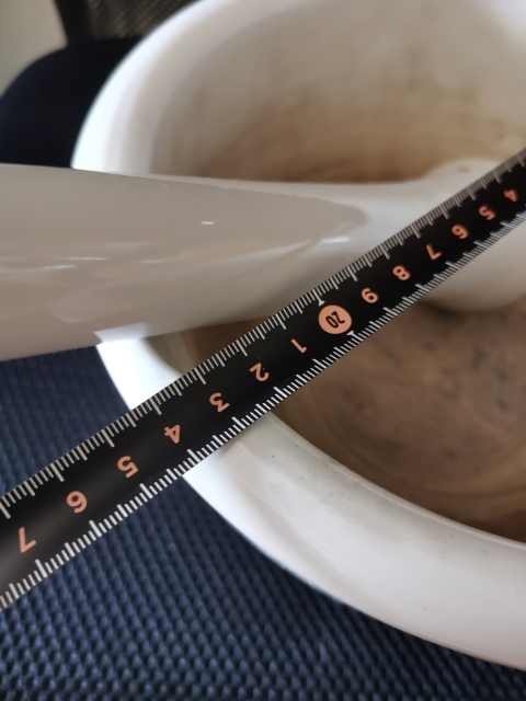 古玩陶瓷民國時期大號白釉研缽拍賣，當(dāng)前價格1200元