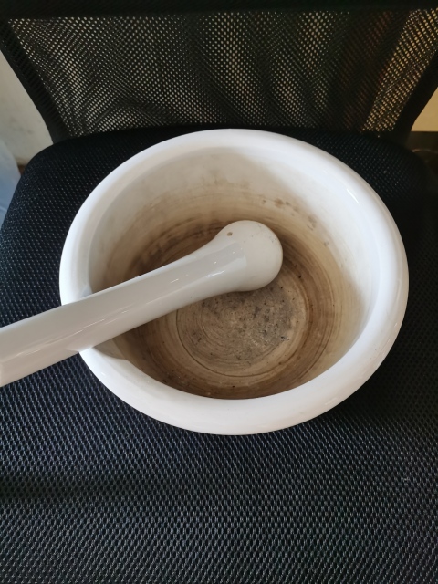 古玩陶瓷民國時期大號白釉研缽拍賣，當(dāng)前價格1200元