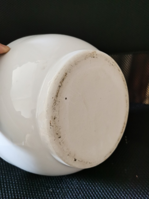 古玩陶瓷民國時期大號白釉研缽拍賣，當(dāng)前價格1200元