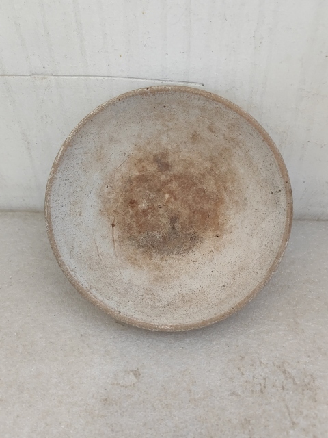古玩陶瓷磁州窯白釉唇口碗拍賣,當前價格150元