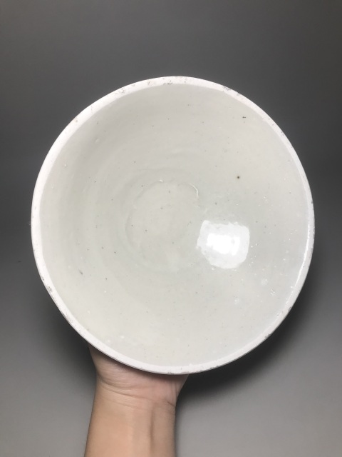 古玩陶瓷青白釉梅花斗笠大碗拍賣,當前價格0元
