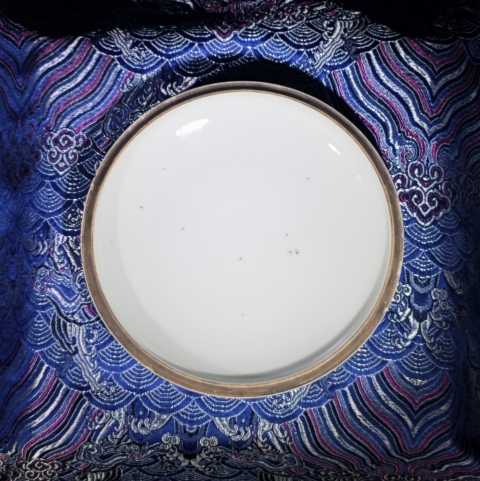 古玩陶瓷【細路五彩精品】清光緒四季花卉開光麻姑獻壽圖蓋盒拍賣,當前價格8900元
