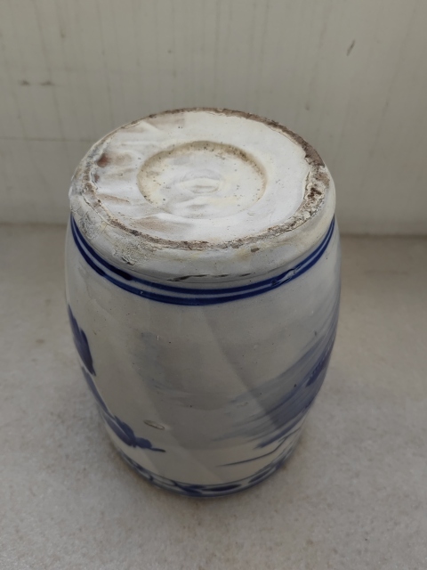 古玩陶瓷青花山水人物紋筆筒拍賣,當前價格550元