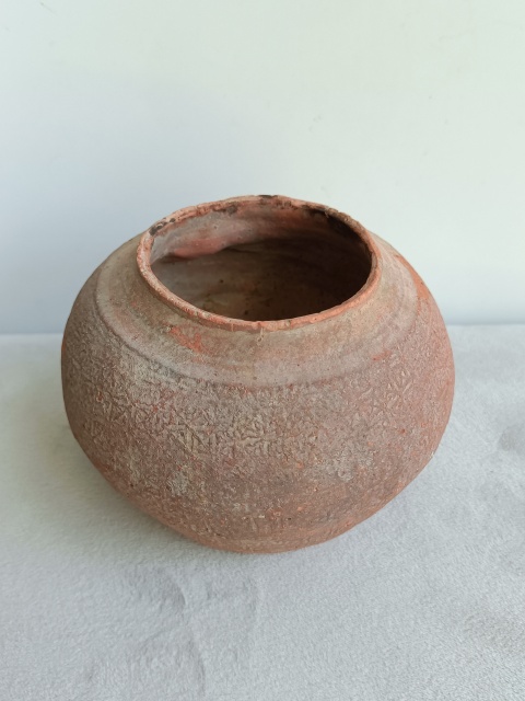 古玩陶瓷春秋印紋硬陶罐拍賣，當前價格1600元