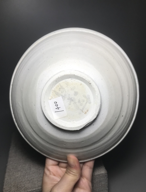 古玩陶瓷邢窯白釉大碗拍賣,當前價格138000元
