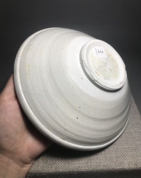 古玩陶瓷邢窯白釉大碗拍賣,當前價格138000元