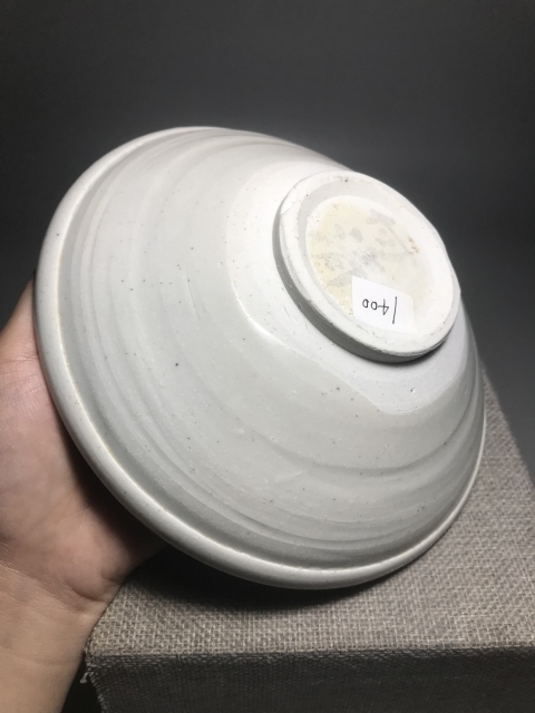 古玩陶瓷邢窯白釉大碗拍賣,當前價格138000元
