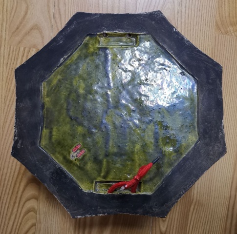 古玩陶瓷獸面掛件真品鑒賞圖