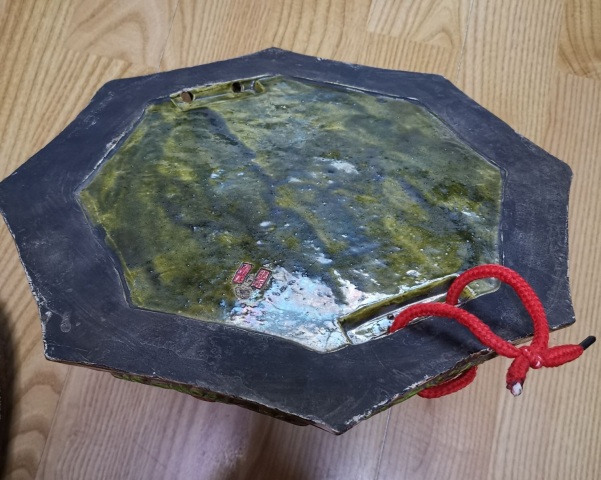 古玩陶瓷獸面掛件真品鑒賞圖