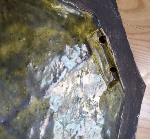 古玩陶瓷獸面掛件真品鑒賞圖