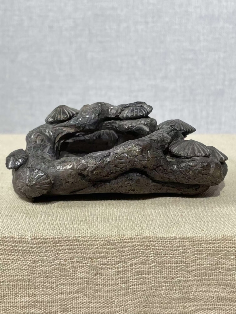 古玩玉器煤晶石雕“筆洗”拍賣，當前價格3700元