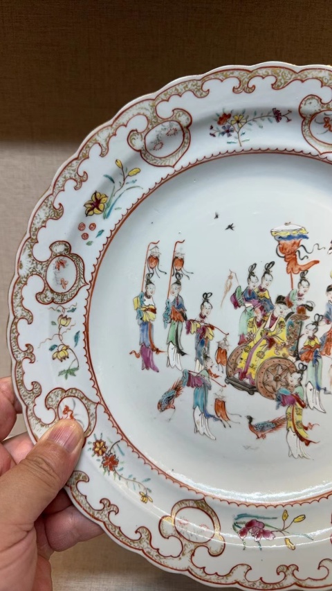 古玩陶瓷康熙五彩鈴鐺杯標本拍賣，當前價格1280元