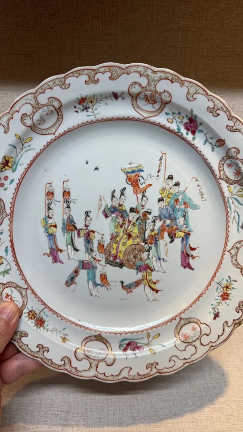 古玩陶瓷康熙五彩鈴鐺杯標本拍賣，當前價格1280元