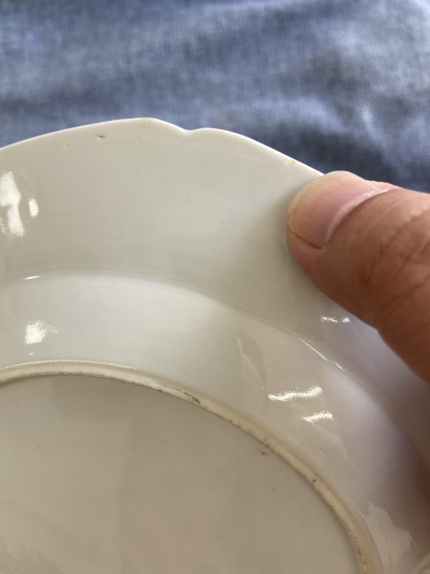 古玩陶瓷乾隆山水紋青花盤拍賣,當前價格5000元