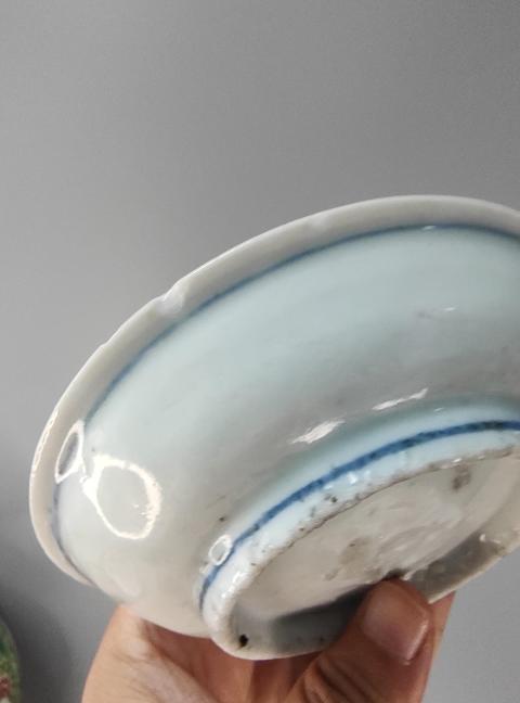 古玩陶瓷明代青花人物山水小盤拍賣，當(dāng)前價格860元